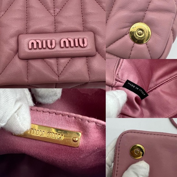 Authentic Miu Miu Nappa Leather shoulder bag - Picture 9 of 15